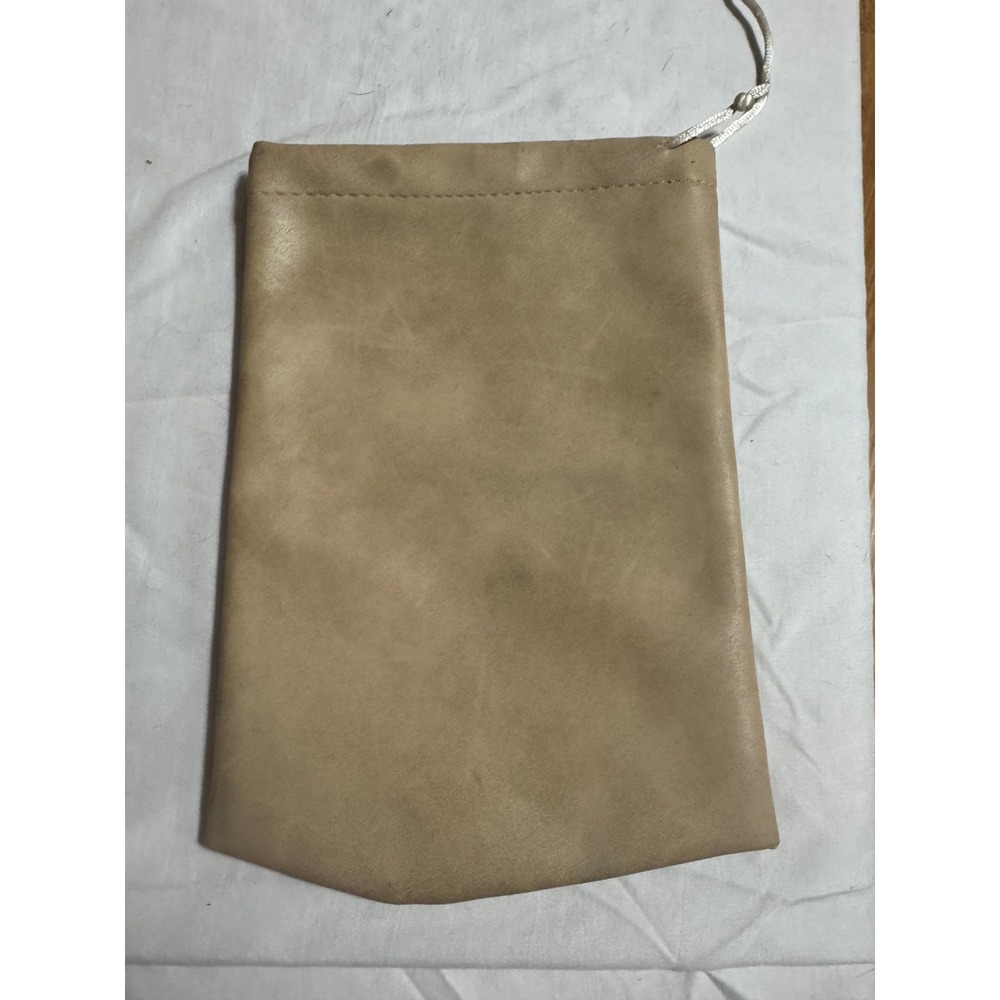 Select Club Pecan Praline Whisky Tan Drawstring Pouch Gift Bag Accessory